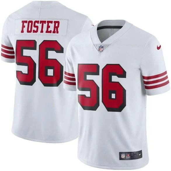 Men San Francisco 49ers #56 Reuben Foster Nike White Color Rush Player Limited NFL Jersey